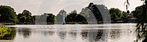 CARDIFF, WALES - AUG 10 : Lighthouse in Roath Park commemorating Captain Scotts ill-fated voyage to the Antartic in