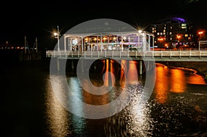 Cardiff Wales UK, Europe. City Architecture at Night