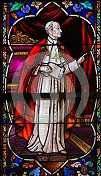 Cardinal Mercier - Stained Glass in Mechelen Cathedral