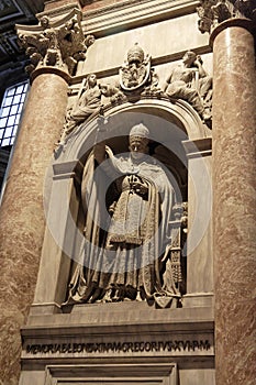 Cardinal Sculpture Saint Peter Basilica - Vatican