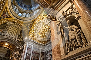 Cardinal Sculpture Saint Peter Basilica - Vatican