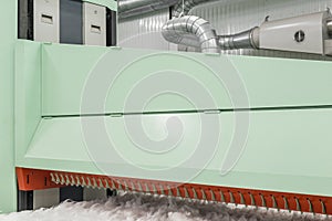 Carding machine in textile factory