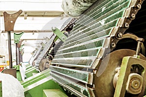 Carding machine for textile mill photo