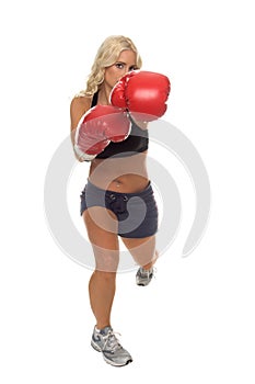 Cardio Boxing Left Jab photo