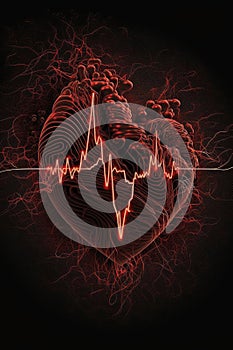 cardiogram love heart.