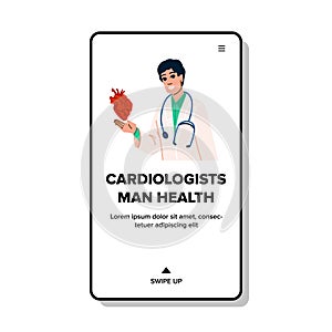 cardiologist cardiologists man health vector