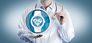 Cardiologist Offering A Wearable Medical Device