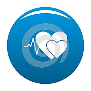 Cardiology icon blue