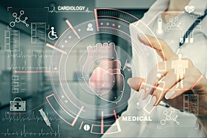 Cardiology and science concept