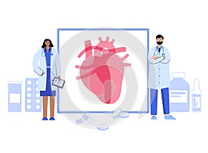 Cardiology template concept