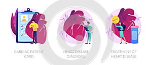 Cardiology vector concept metaphors.