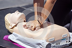 Cardiopulmonary resuscitation and first aid procedure training
