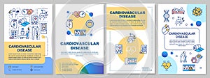 Cardiovascular diseases brochure template photo