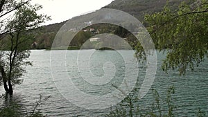 Cardito lake small town in the province of isernia, Molise Italy