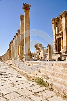 The Cardo Colonnaded Street, Jerash