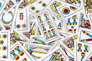 Cards for the briscola game