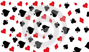 Cards game spades Queen King Heart Ace Poker