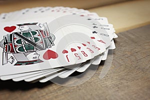 Cards for the poker