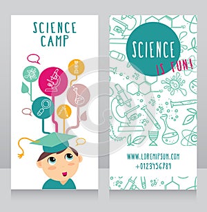 Cards for science camp
