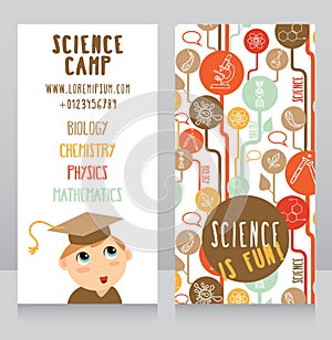 Cards for science camp