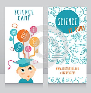 Cards for science camp
