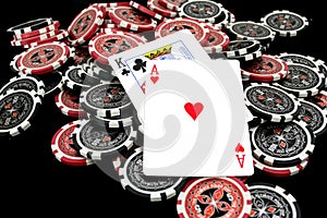 Cards and ultimate poker chips