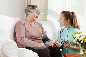 Care assistant in nursing home