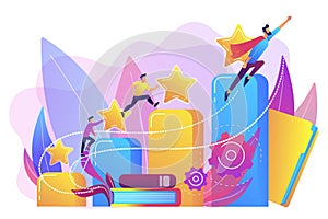 Career development concept vector illustration.