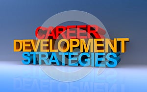 career development strategies on blue