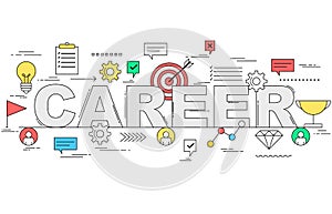 Career growth concept