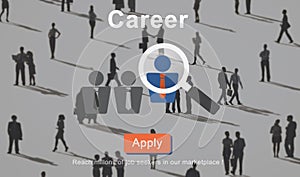 Career Job Profession Apply Hiring Concept