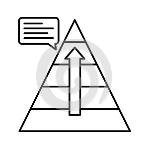 Career line vector icon which can easily modify or edit