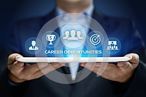 Career Opportunities Motivation Business Success Corporate Concept