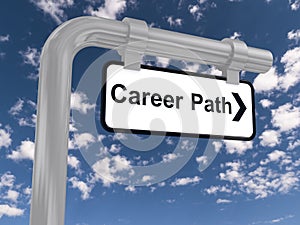 Career path sign