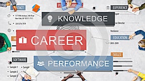 Career Performance Knowledge Word Concept