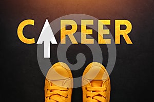 Career seeker looking for a job