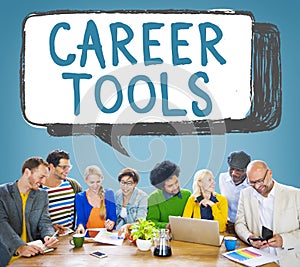 Career Tools Guidance Employment Hiring Concept