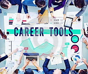 Career Tools Plan Planning Strategy Concept