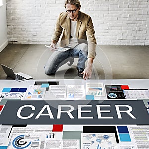 Career Tools Recruiting Profession Concept