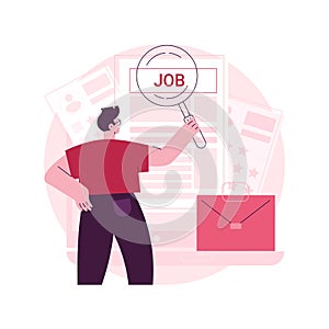 Careers abstract concept vector illustration.