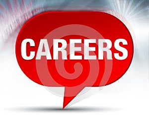 Careers Red Bubble Background