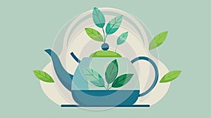 The careful placement of tea leaves into a teapot a reminder to approach lifes challenges with thoughtfulness and photo