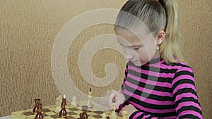 Carefully thought-out move in chess game