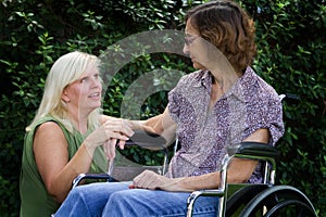 Caregiver With Patient