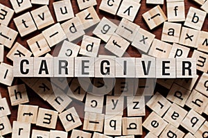 Caregiver word concept