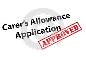 Carers Allowance Application Approved