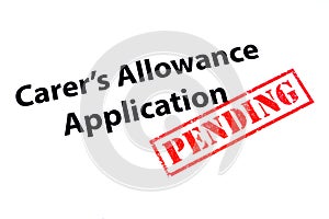 Carers Allowance Application Pending