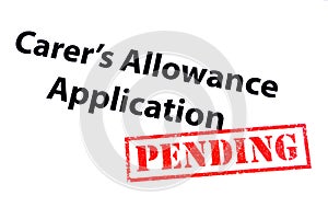 Carers Allowance Application Pending photo