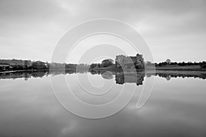 Carew Castle in Black & White