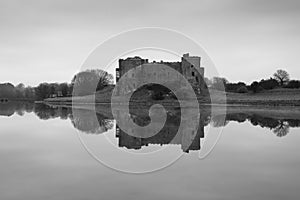 Carew Castle on a Misty Morning